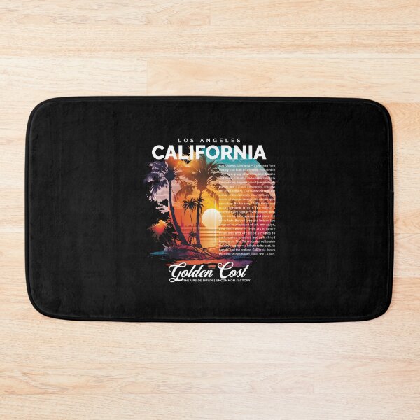 Item preview, Los Angeles California T-Shirt – Golden Coast Vibes Tee designed and sold by The Upside Down.