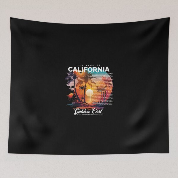 Item preview, Los Angeles California T-Shirt – Golden Coast Vibes Tee designed and sold by The Upside Down.