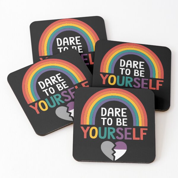 Item preview, Dare To Be Yourself Asexual Ace Pride Flag LGBTQ Men Women  designed and sold by GGrizeldaRivas.