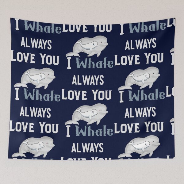 Item preview, I Whale Always Love You Beluga Whale  designed and sold by SantogadeElenas.