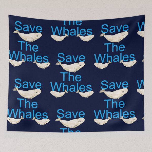Item preview, Save The Whales Beluga  designed and sold by SantogadeElenas.
