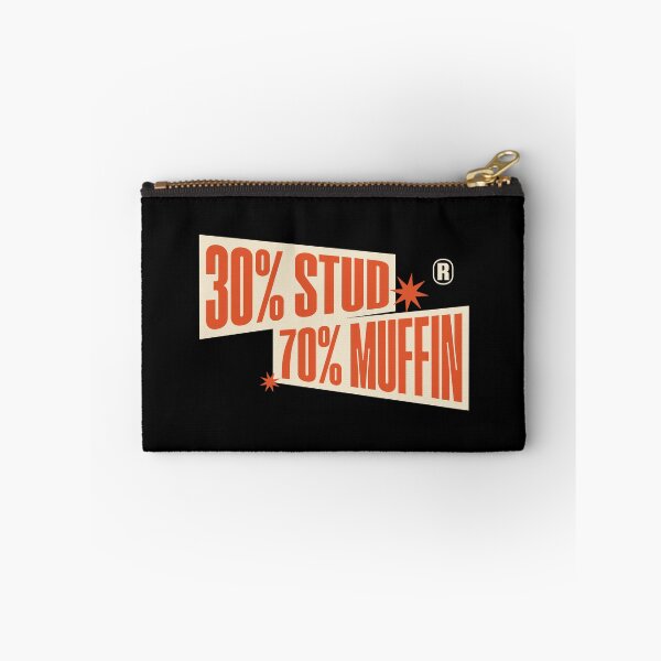 Item preview, 30% Stud 70% Muffin – Funny Pun designed and sold by dudelinart.