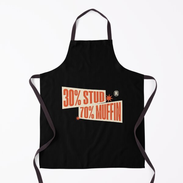 Item preview, 30% Stud 70% Muffin – Funny Pun designed and sold by dudelinart.