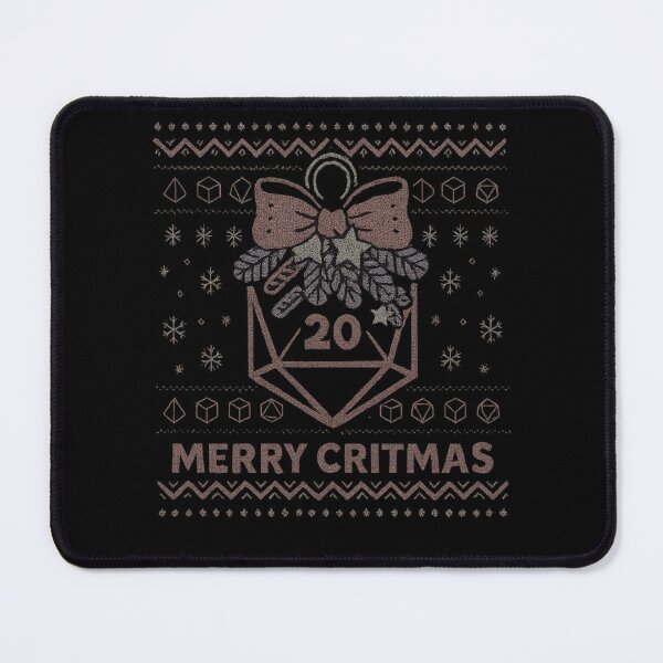 Item preview, Merry Critmas Funny Dungeons and Dragons D20 Ugly Sweater designed and sold by haitrieuic96.