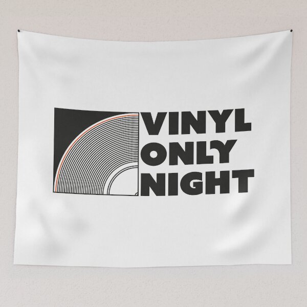 Item preview, Vinyl Only Night – Retro Vinyl Music Party designed and sold by favoritebubble.