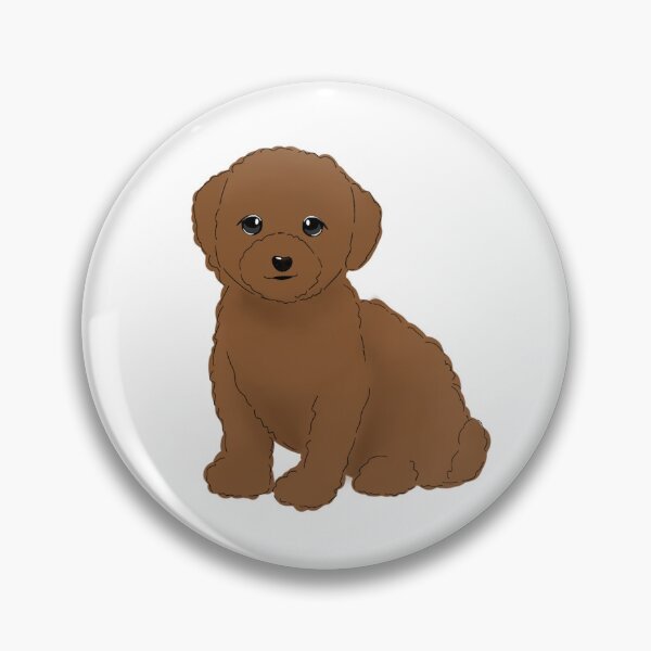 Item preview, Detailed Brown Toy Poodle designed and sold by JenkDesigns.