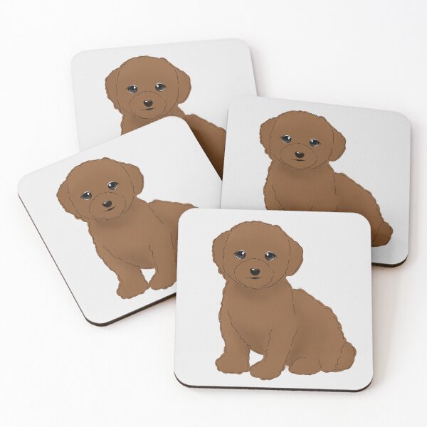 Item preview, Detailed Brown Toy Poodle designed and sold by JenkDesigns.