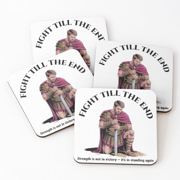 Item preview, Fight Till the End — Roman Gladiator Art, Strength and Honor Design designed and sold by HappySproutArt.