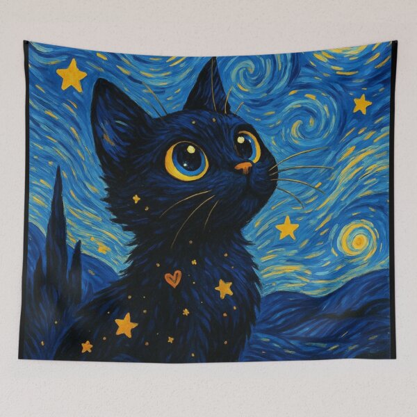 Item preview, Starry Cat designed and sold by GraphicMondaze.