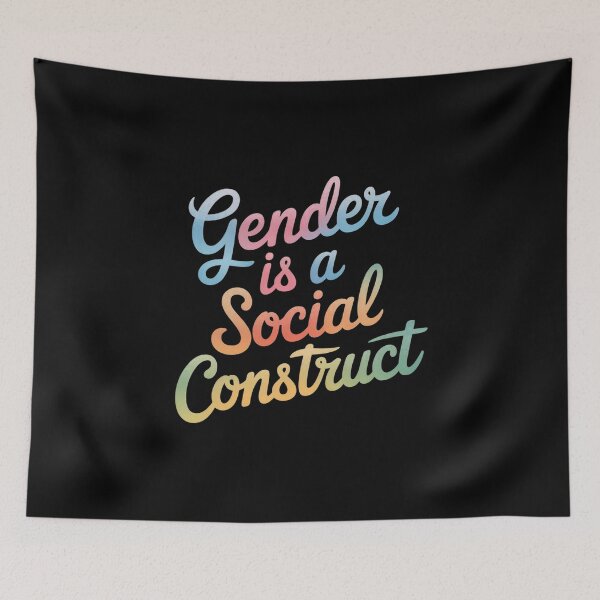 Item preview, Gender Is A Social Construct Queer Non Binary Library Pride  designed and sold by GGrizeldaRivas.