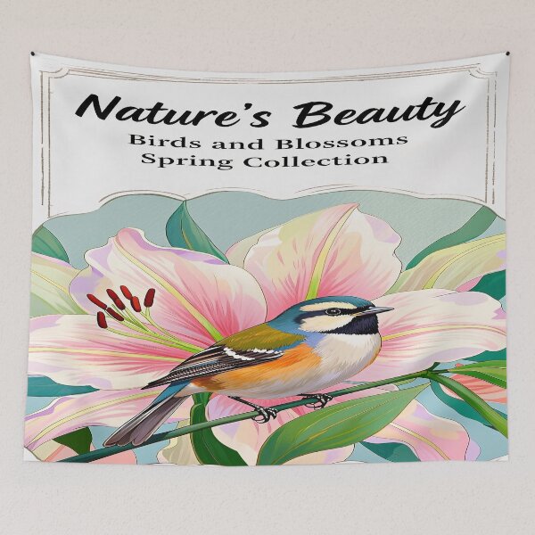 Item preview, Nature's Beauty Birds and Blossoms-Spring Collection 4 designed and sold by DinsignStudio.