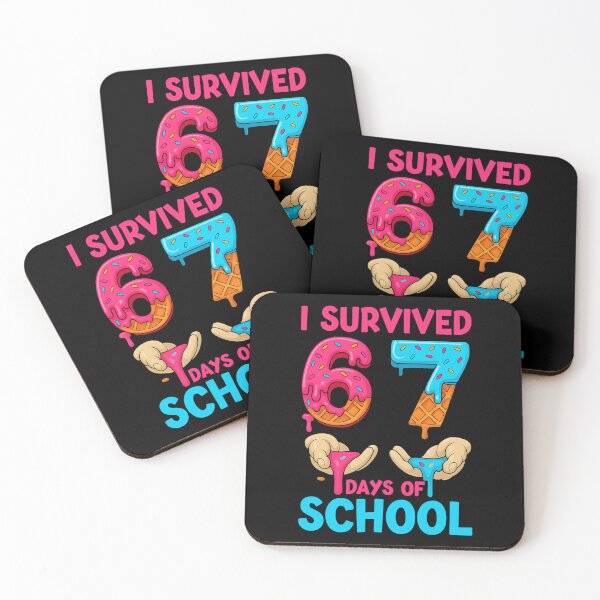 Item preview, I Survived 67 Days Of School Teachers Students 6 7 Six Seven designed and sold by BusanBlueCZ.