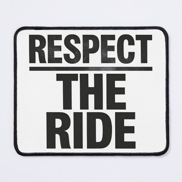 Item preview, Respect the Ride – Minimal Motorcycle Quote Design designed and sold by MotoRebel.