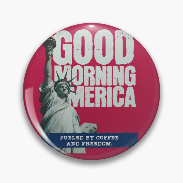 Item preview, Good Morning America T-Shirt – Bold Patriotic Sunrise Tee designed and sold by The Upside Down.
