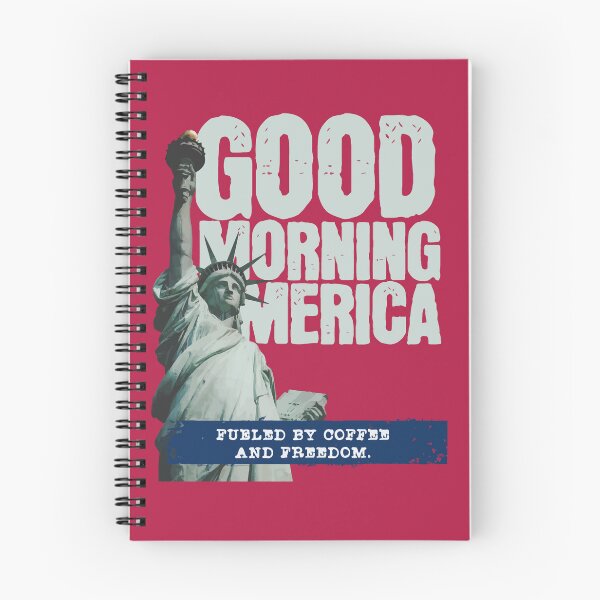 Item preview, Good Morning America T-Shirt – Bold Patriotic Sunrise Tee designed and sold by The Upside Down.