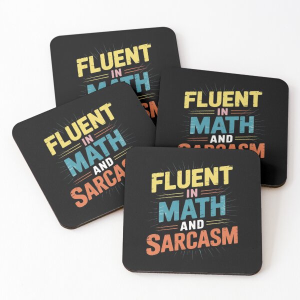 Item preview, Fluent In Math And Sarcasm Math Teacher Appreciation11  designed and sold by lilLilaBatArt.