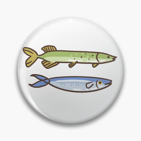 Item preview, 2 Thin Fish (Anchovy & Pike) designed and sold by JenkDesigns.