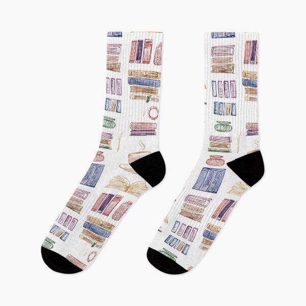 Item preview, Colorful Book Pattern — Reader Icons & Sketches designed and sold by CivilOrangeDesigns.
