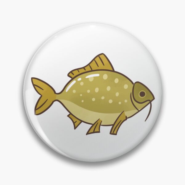 Item preview, Yellow Brown Carp Fish designed and sold by JenkDesigns.
