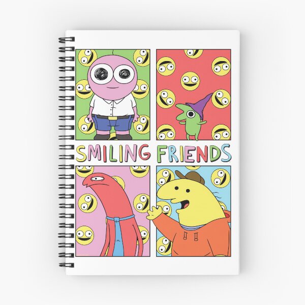 Item preview, Smiling Friends Pop Art Character Grid Funny Cartoon designed and sold by BusanBlueCZ.