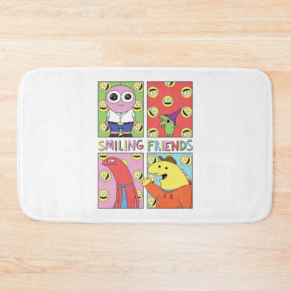 Item preview, Smiling Friends Pop Art Character Grid Funny Cartoon designed and sold by BusanBlueCZ.