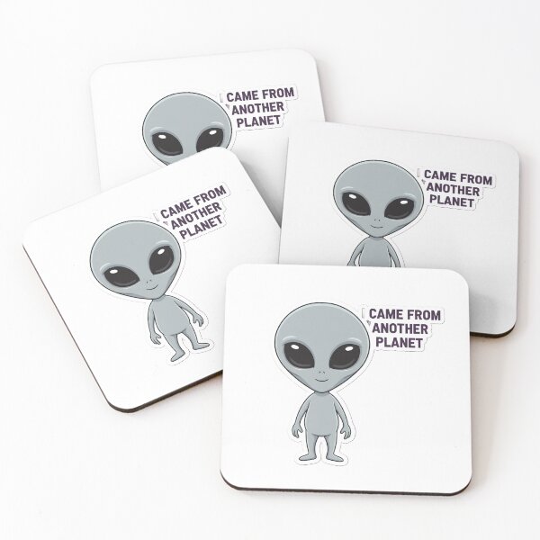 Item preview, Cute Retro Alien Funny Space Tourist I Came From Another Planet designed and sold by StickyGuys.