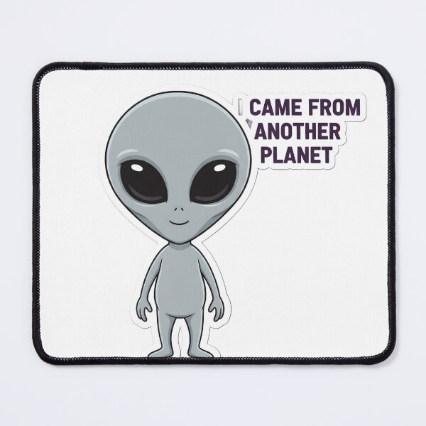 Item preview, Cute Retro Alien Funny Space Tourist I Came From Another Planet designed and sold by StickyGuys.