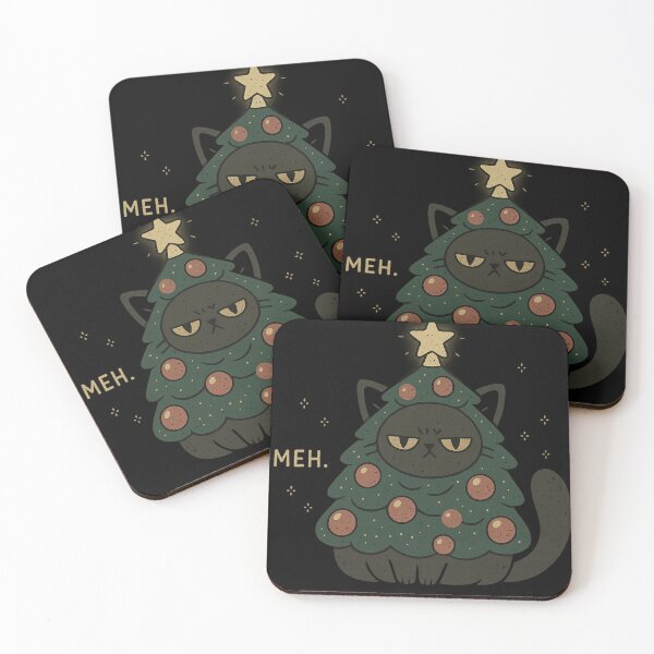 Item preview, Meh Christmas Funny Grumpy Cat Christmas Tree Sarcastic Holiday designed and sold by haitrieuic96.