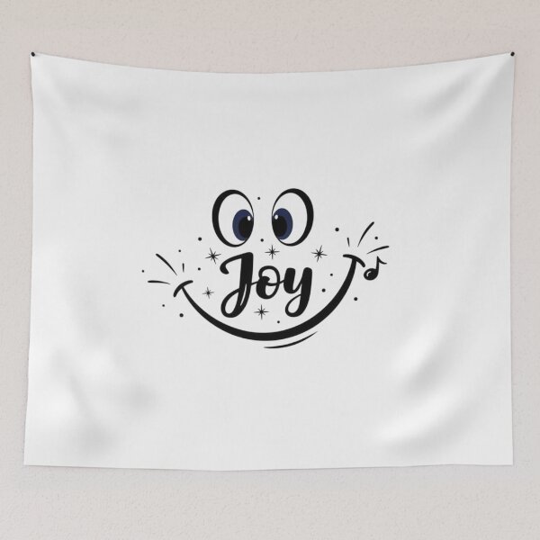 Item preview, Joyful Smiling Face – Cute Happiness Design designed and sold by Kavya Art.