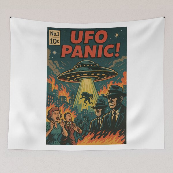 Item preview, UFO Panic! – The Roswell Invasion designed and sold by Cescocir1992.