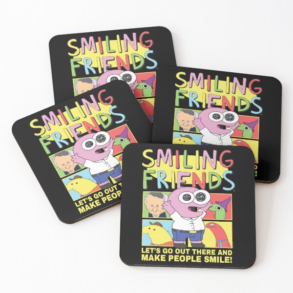 Item preview, Smiling Friends Make People Smile Pim Funny Cartoon designed and sold by BusanBlueCZ.