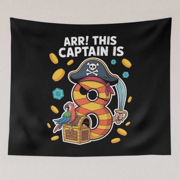 Item preview, Pirate 8Th Birthday designed and sold by MaryoKing.