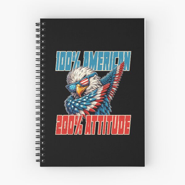 Item preview, 100% American, 200% Attitude designed and sold by HB Shirts.