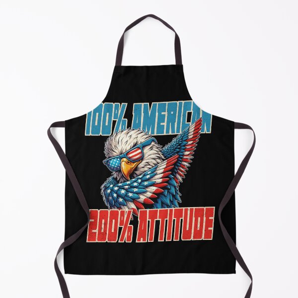 Item preview, 100% American, 200% Attitude designed and sold by HB Shirts.