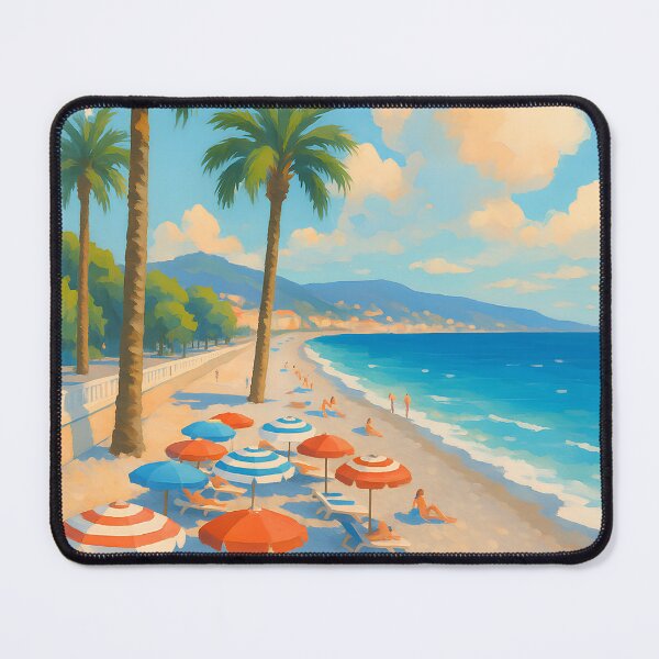Item preview, Parasols on the beach designed and sold by Lavandine-art.