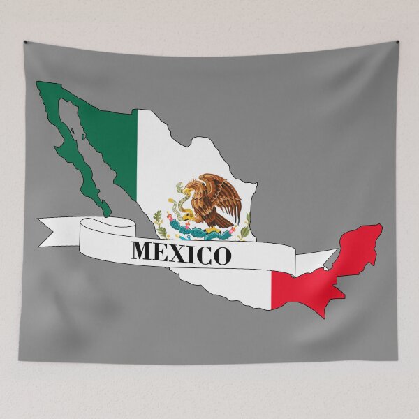 Item preview, Map of the flag of Mexico designed and sold by visual adventures.