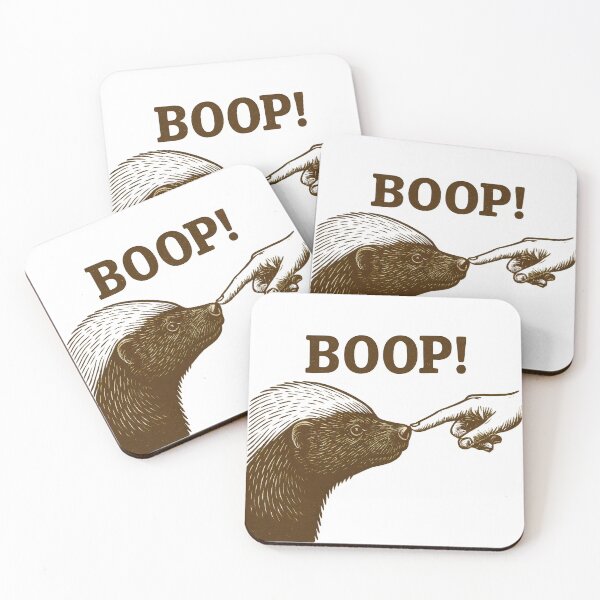 Item preview, Honey Badger Boop designed and sold by Sofia Rose Design ⭐️⭐️⭐️⭐️⭐️.