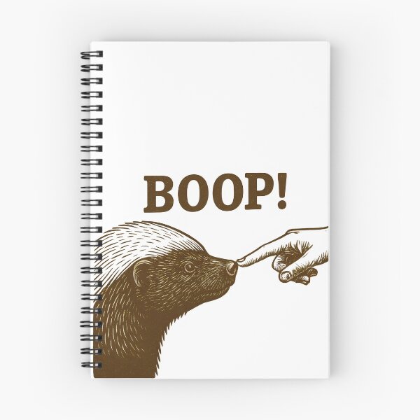 Item preview, Honey Badger Boop designed and sold by Sofia Rose Design ⭐️⭐️⭐️⭐️⭐️.
