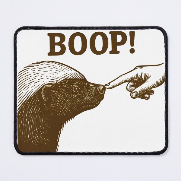 Item preview, Honey Badger Boop designed and sold by Sofia Rose Design ⭐️⭐️⭐️⭐️⭐️.