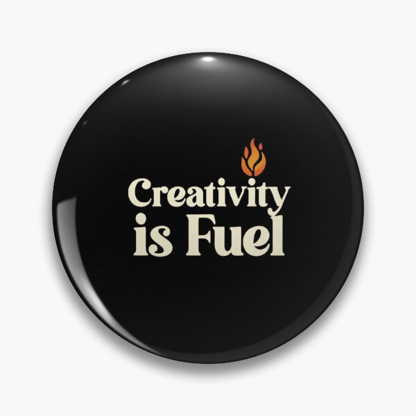 Item preview, Creativity Is Fuel Retro Typography Shirt designed and sold by EcoArtTees.