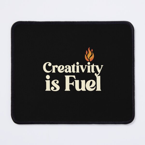 Item preview, Creativity Is Fuel Retro Typography Shirt designed and sold by EcoArtTees.