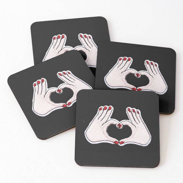 Item preview, Hippie Hand Heart Sticker designed and sold by haotrannam.