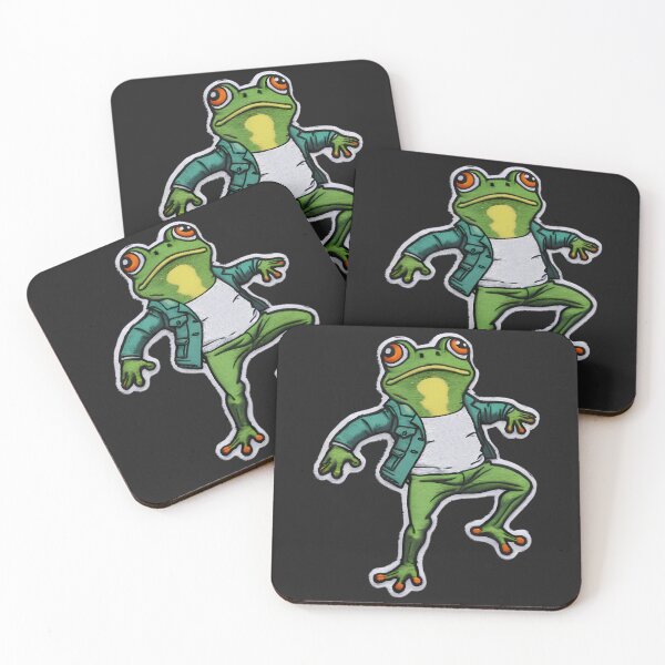 Item preview, Happy Cute Frog Cool Iron On Patches designed and sold by haotrannam.