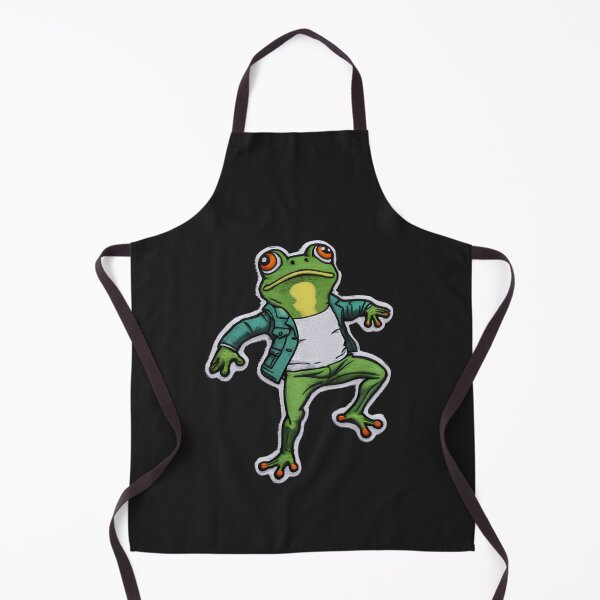 Item preview, Happy Cute Frog Cool Iron On Patches designed and sold by haotrannam.