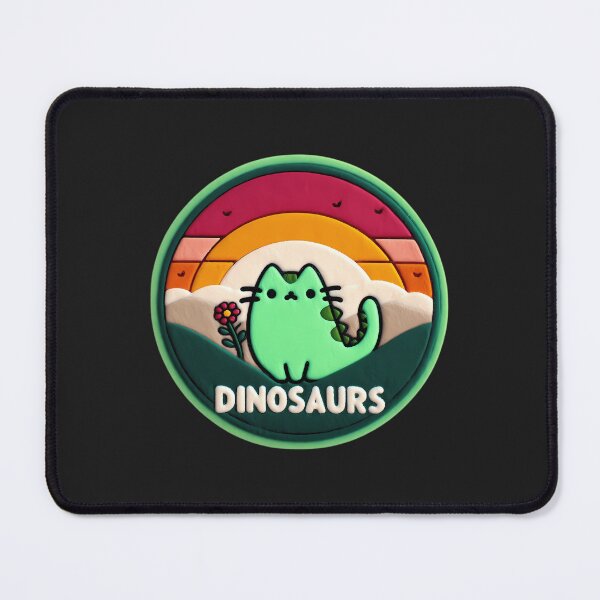 Item preview, Green Kawaii Dinosaur Felt Illustration designed and sold by haotrannam.