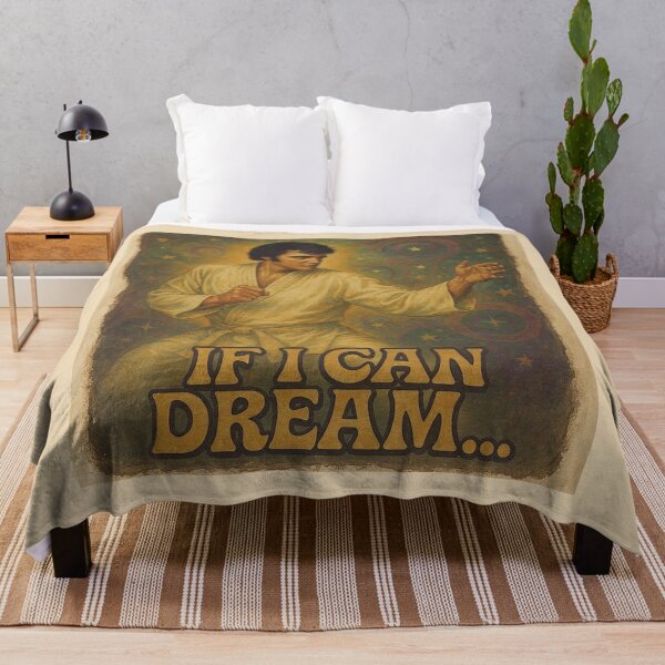 Item preview,  The KING Lives - Martial Arts Music Legend -  If I Can Dream ..  designed and sold by CleverCulture.