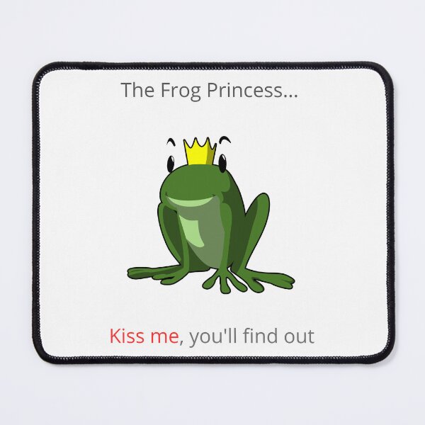 Item preview, Frog Princess with Golden Crown | Cute Fairy Tale Illustration designed and sold by YesArtCreative.