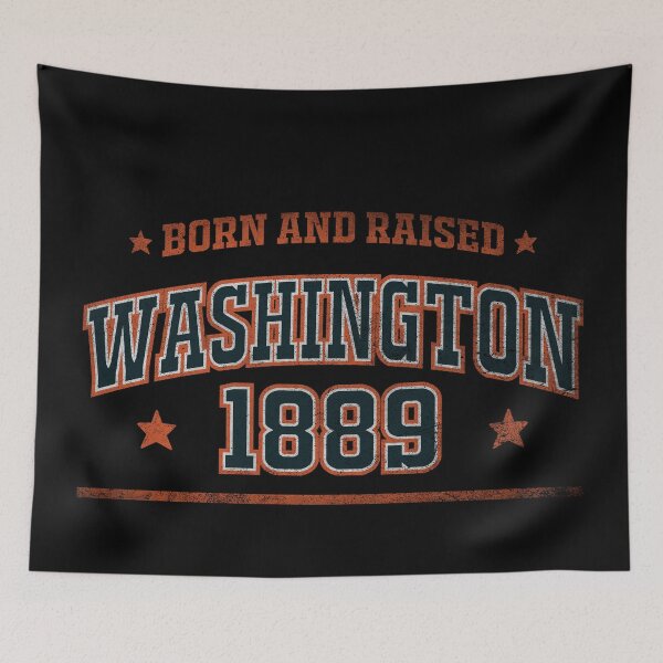 Item preview, Washington, born and raised designed and sold by HB Shirts.