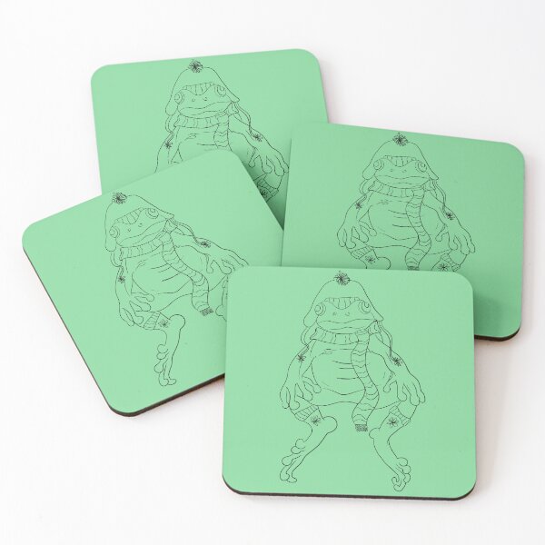 Item preview, Big Wonky Winter Frog designed and sold by Sami Sciuto.