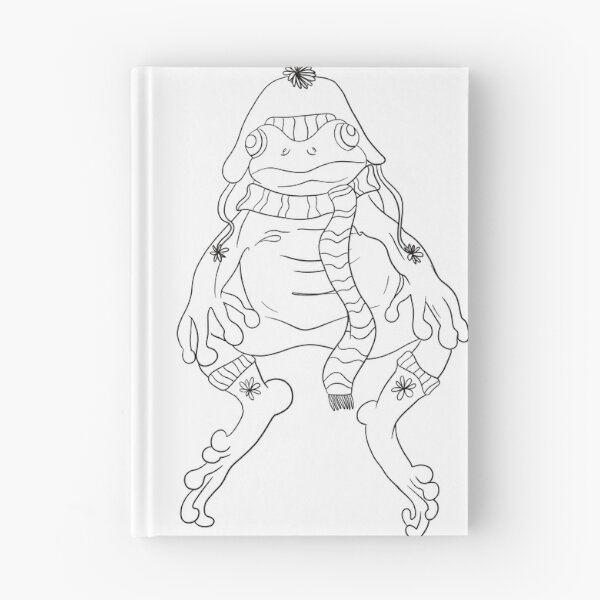 Item preview, Big Wonky Winter Frog designed and sold by Sami Sciuto.